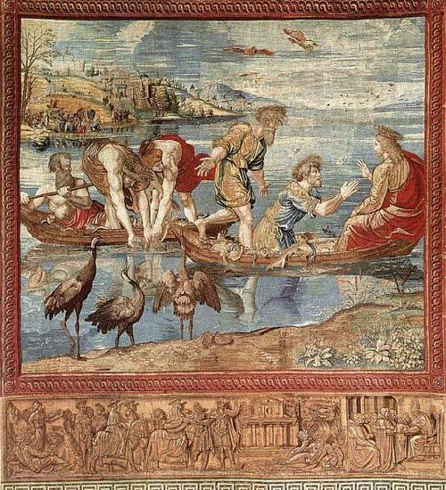 RAFFAELLO Sanzio The Miraculous Draught of Fishes oil painting image
